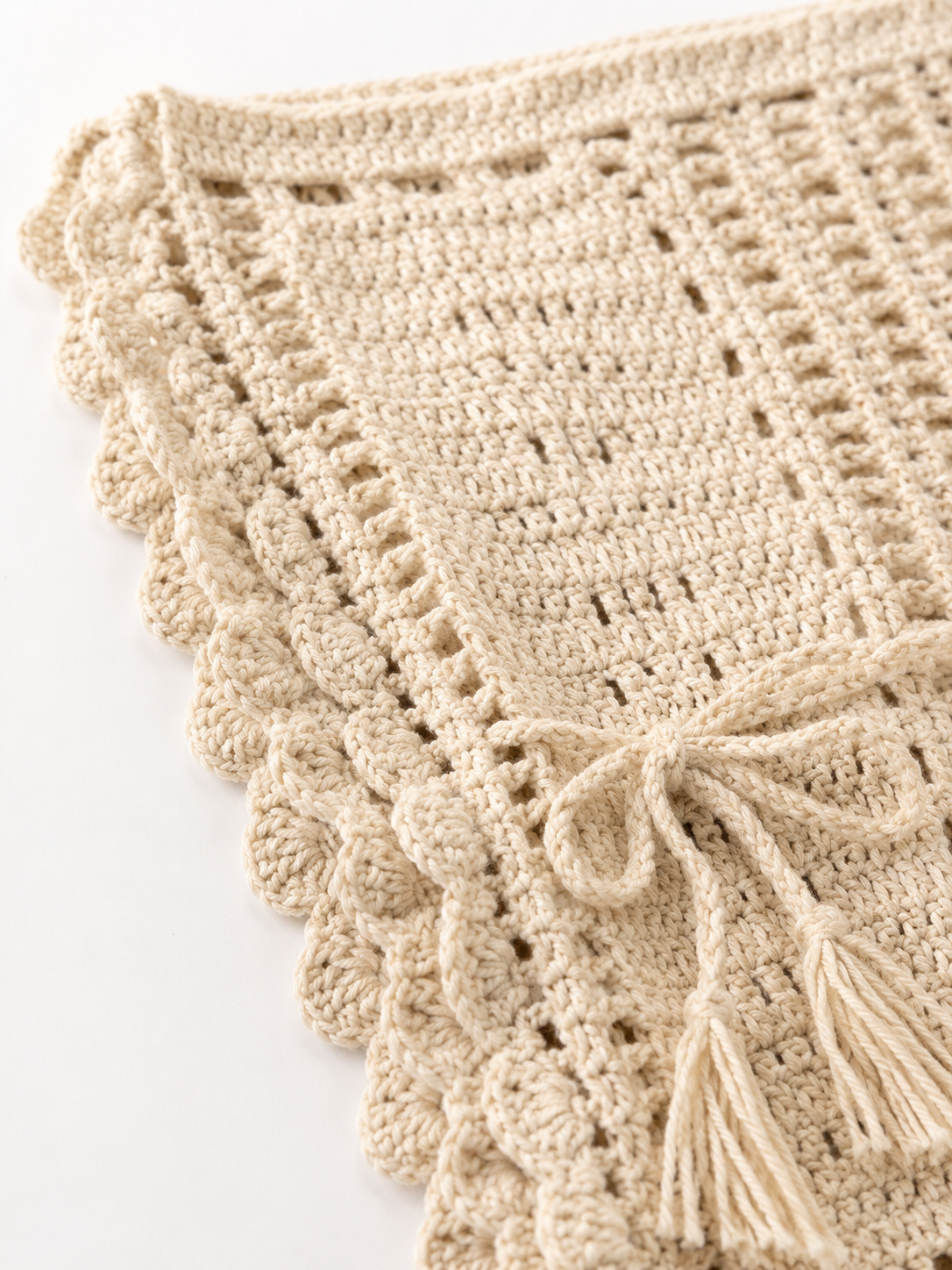 Crochet Beach Skirt detail