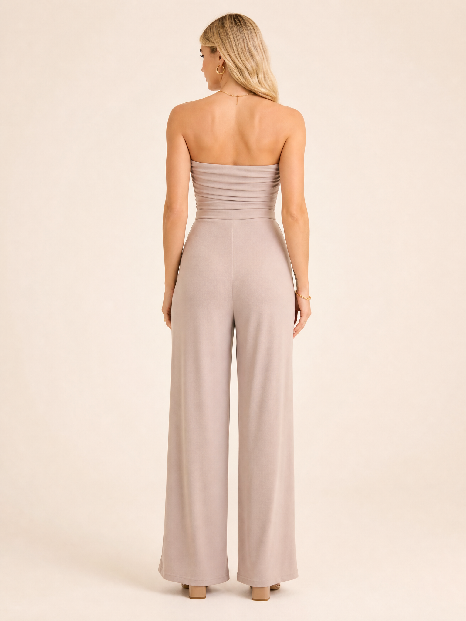 Lace-Trim Cami back view