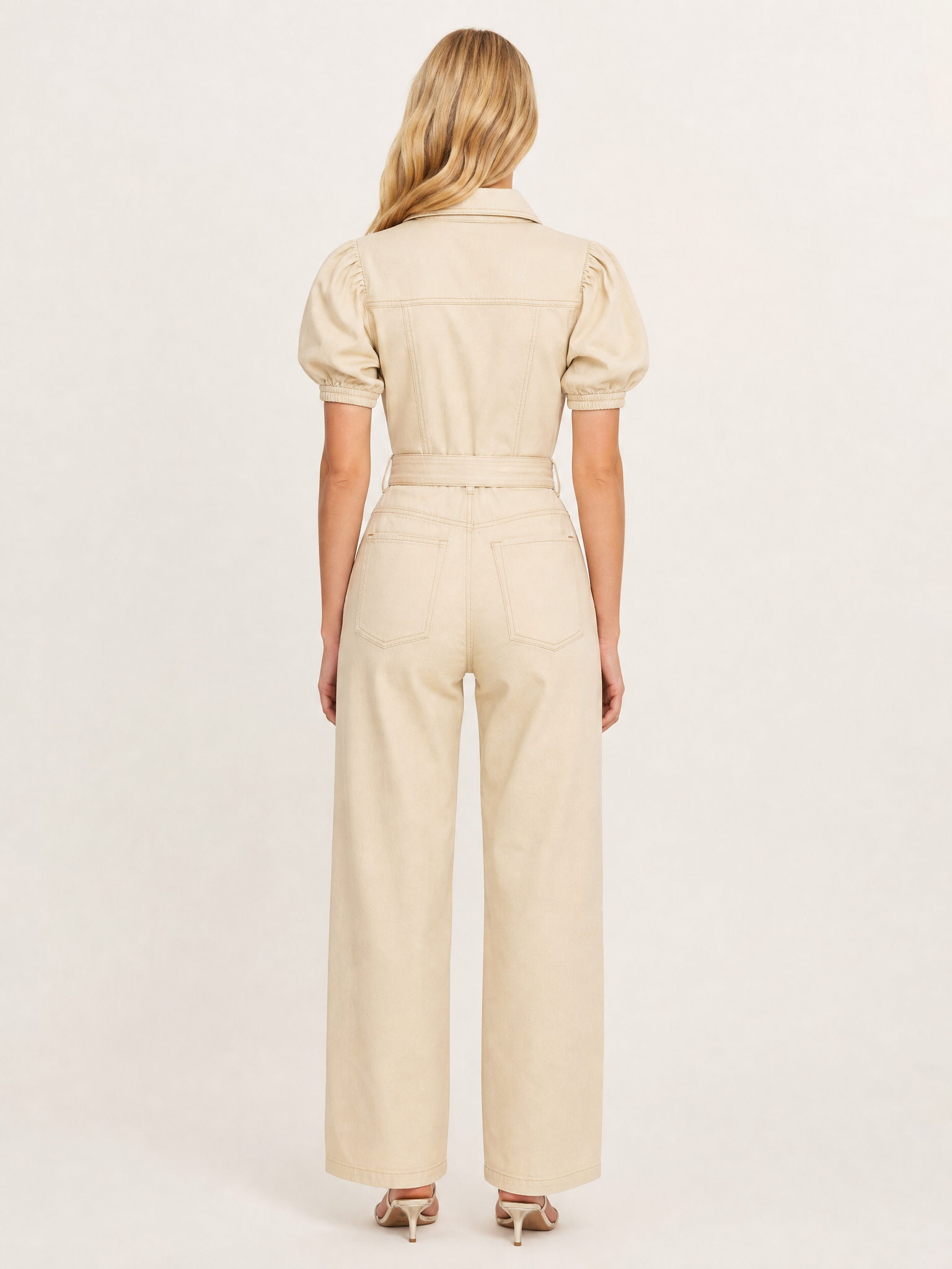 Lace-Trim Slip Dress back view