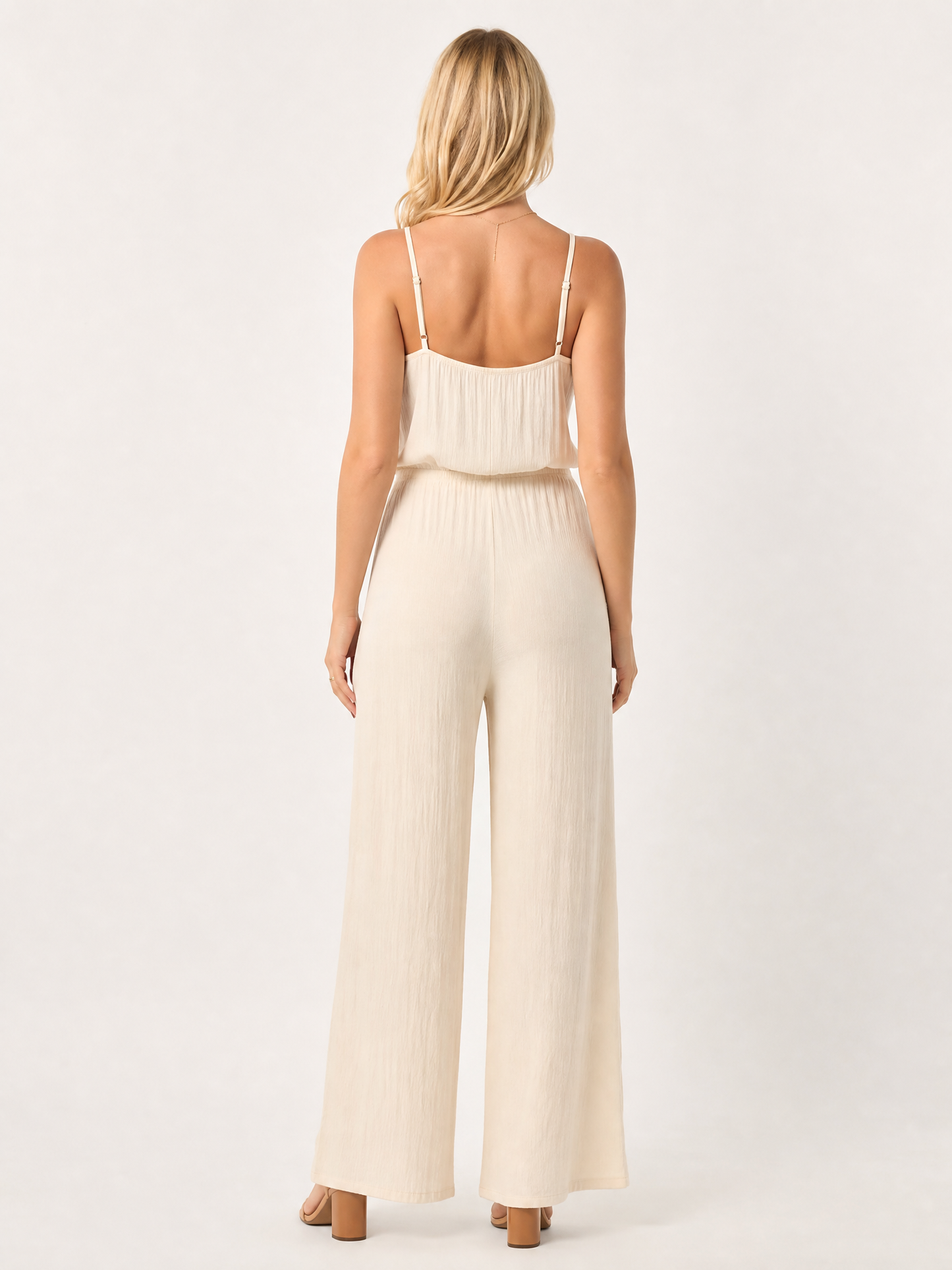 Crochet Beach Cover-Up Maxi back view