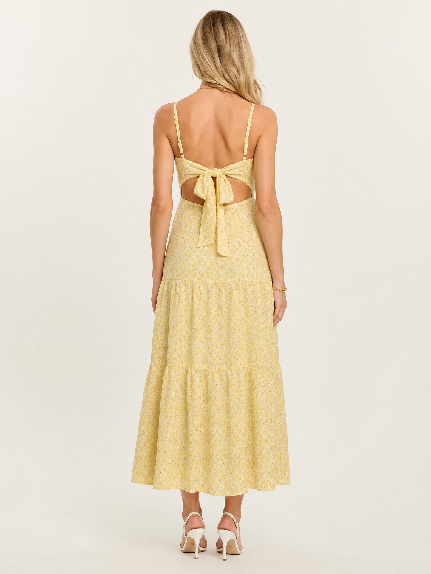 Tube Top & Cargo Skirt Set back view