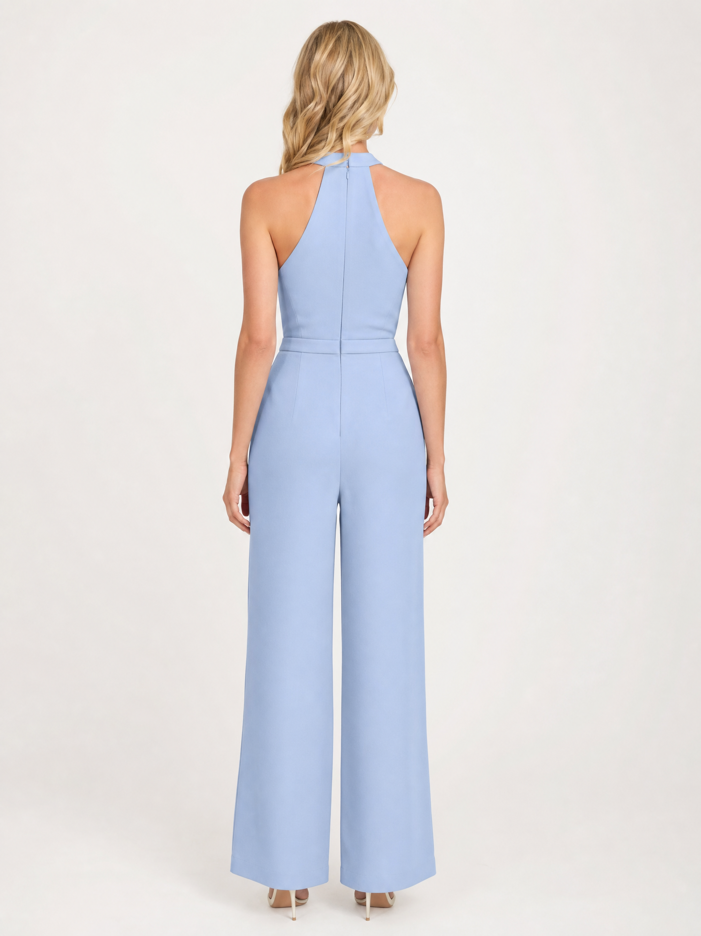 Wrap Maxi Vacation Dress back view