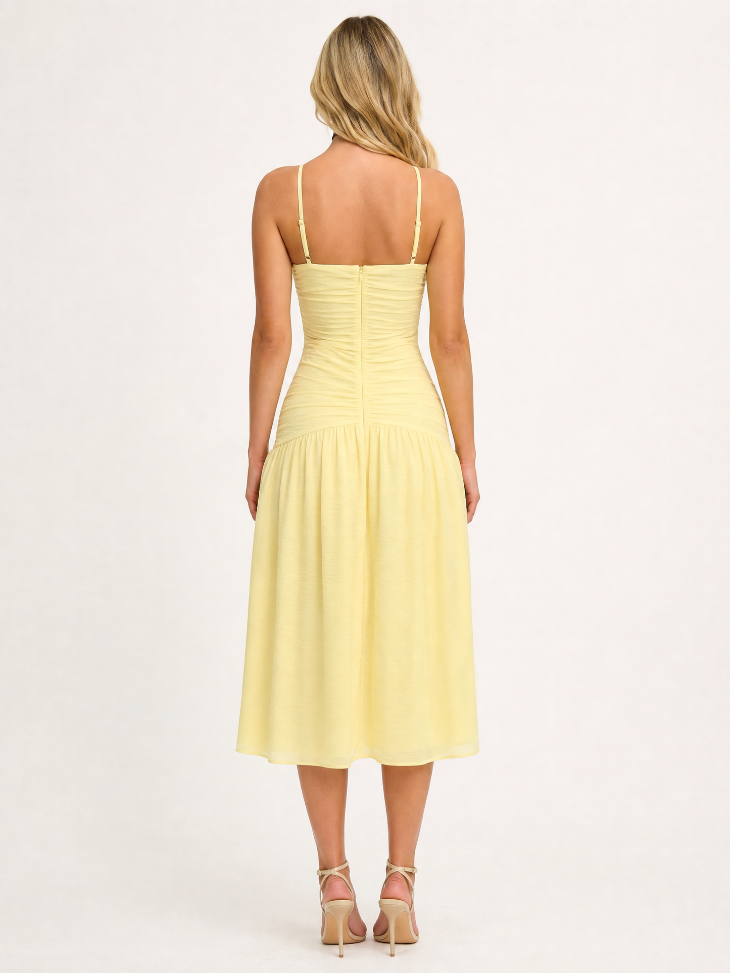 Seamless Long-Sleeve Bodysuit back view