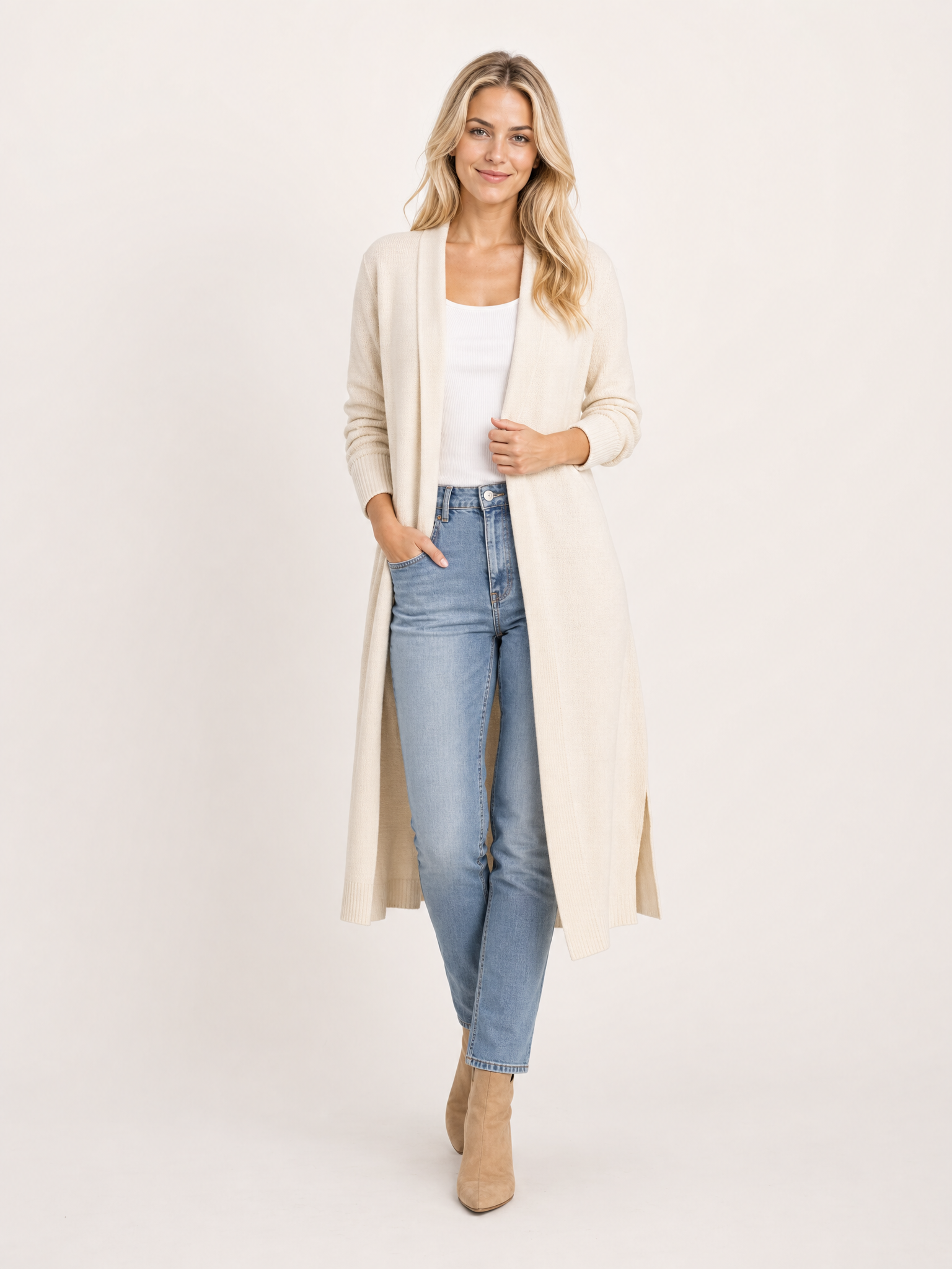 Cardigan Duster (Long Open)