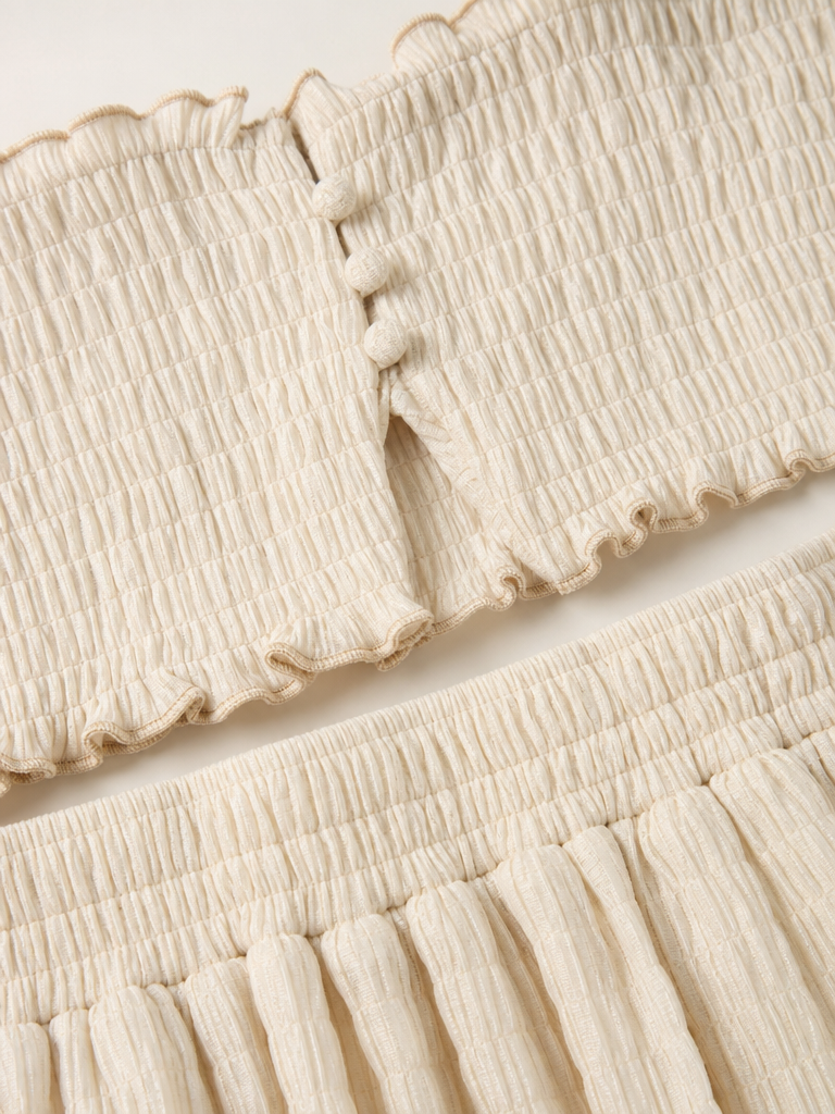 Bandeau & Maxi Skirt Vacation Set detail