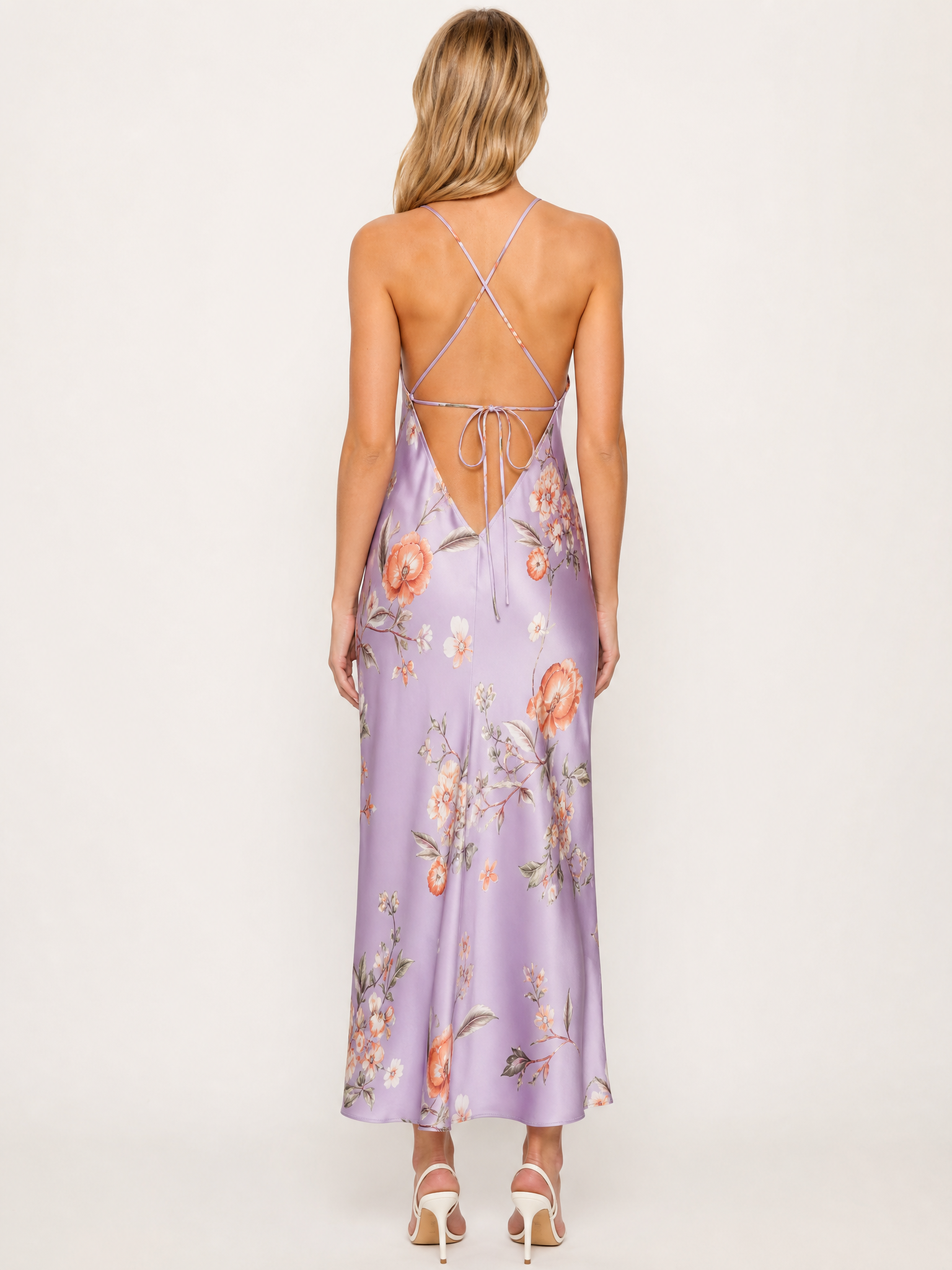 Bodycon Ruched Mini Dress back view