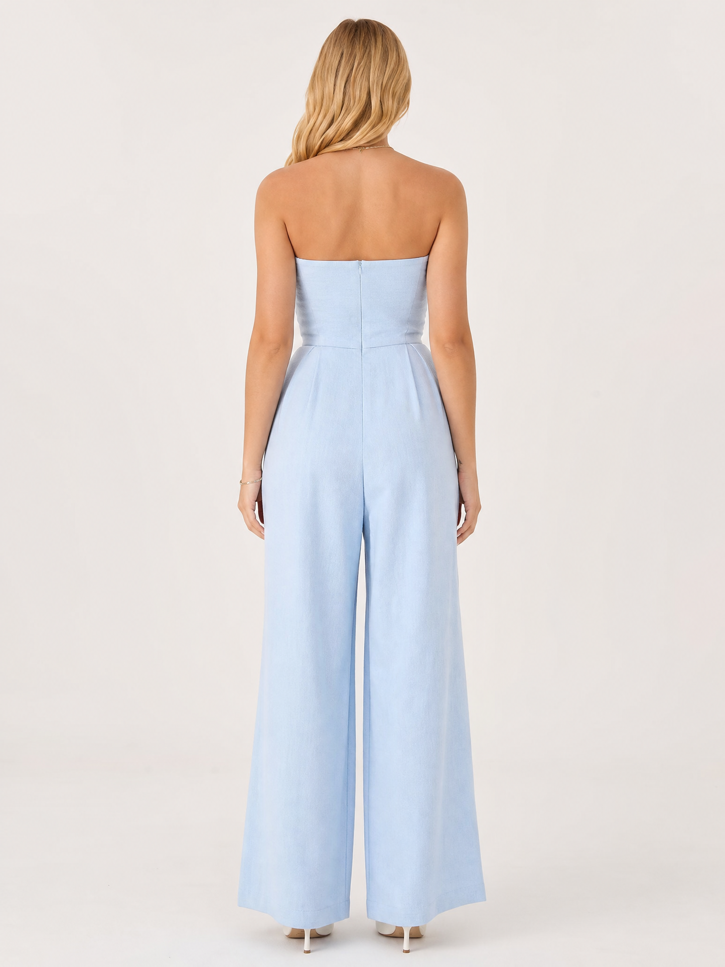 Ruffle Off-Shoulder Peasant Top back view