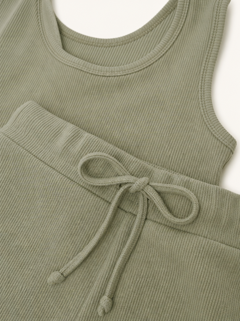 Ribbed Lounge Set detail