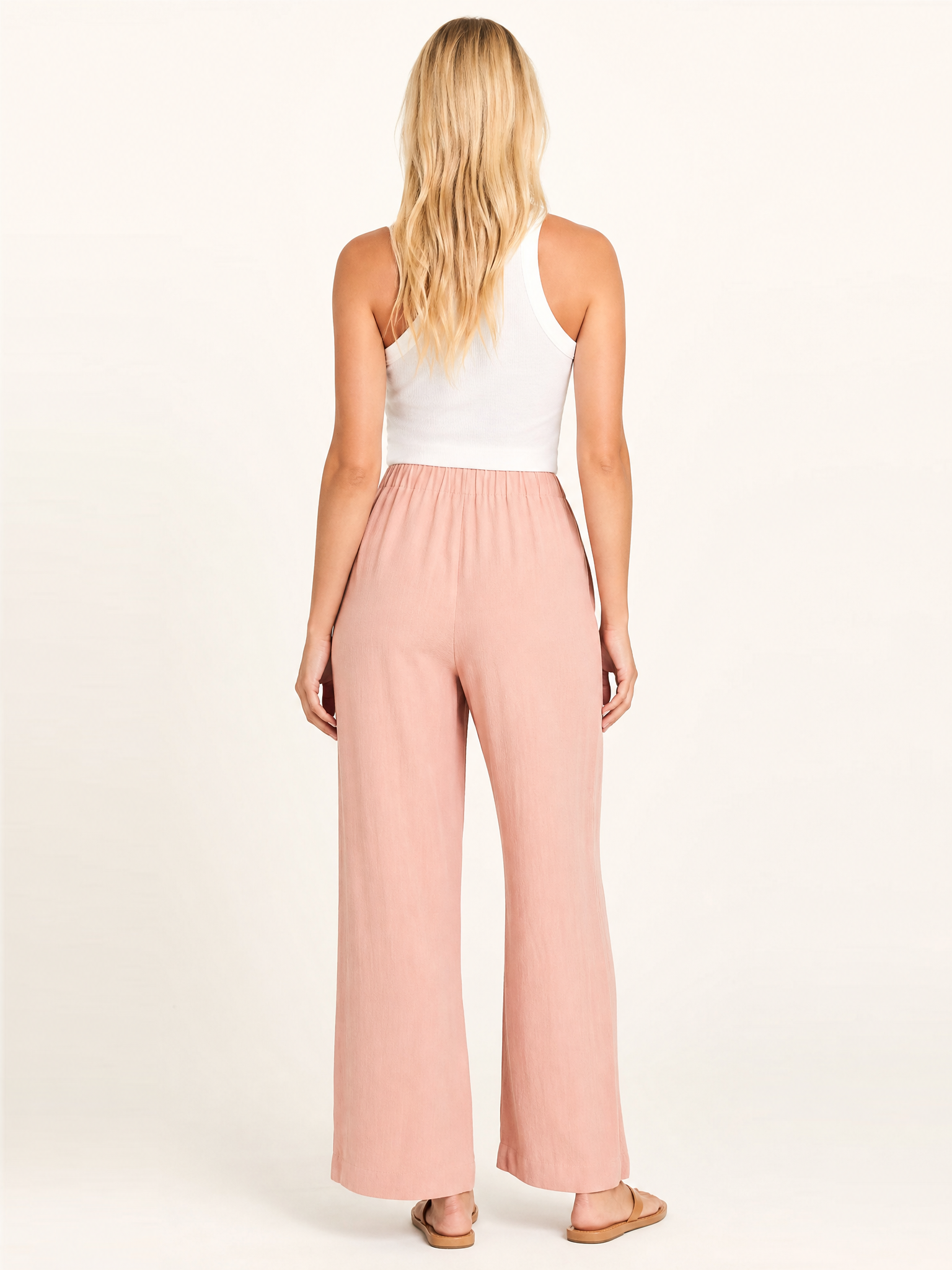 Bow-Front Silk Blouse back view