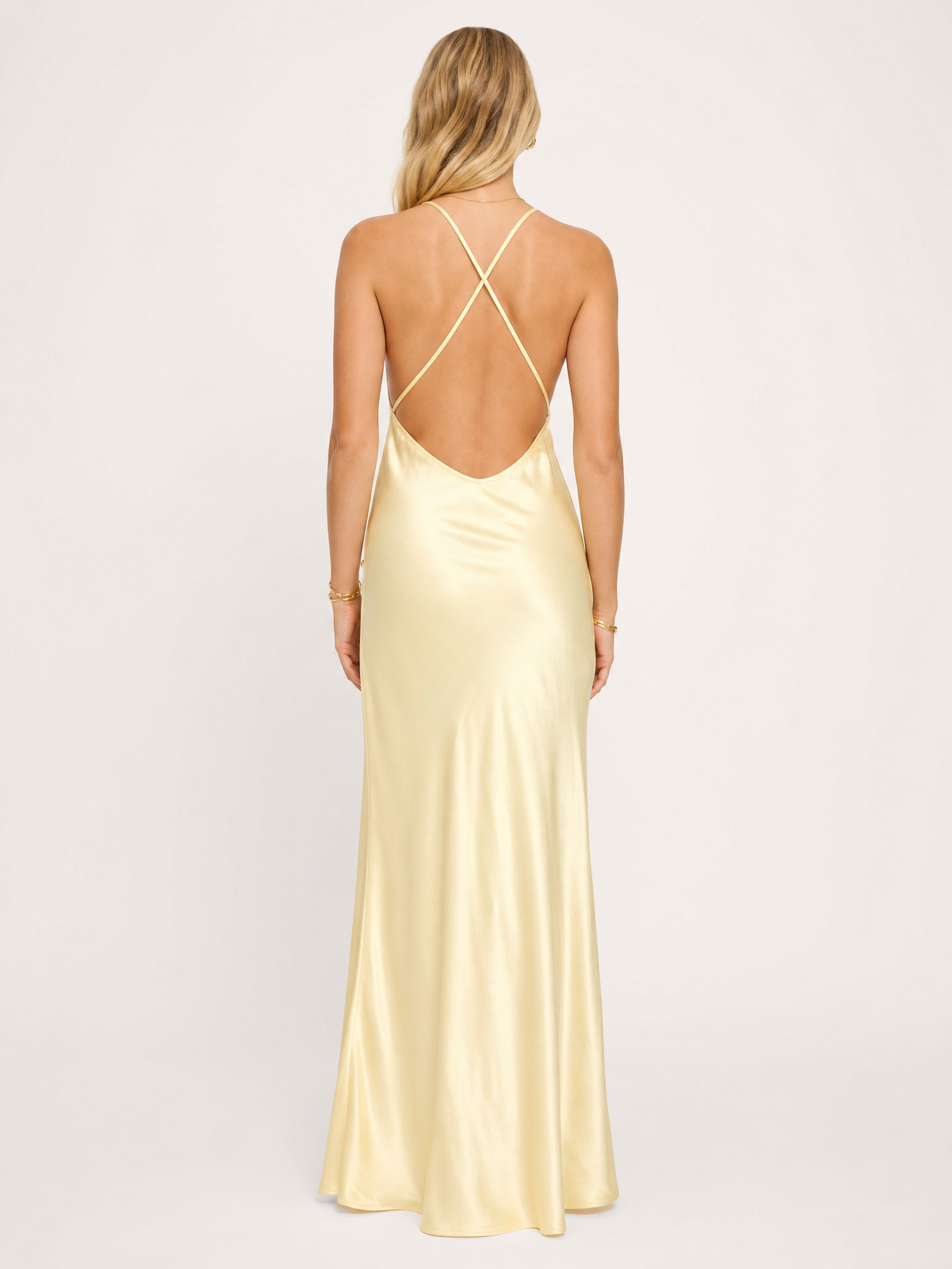 Pleated Midi Skirt back view