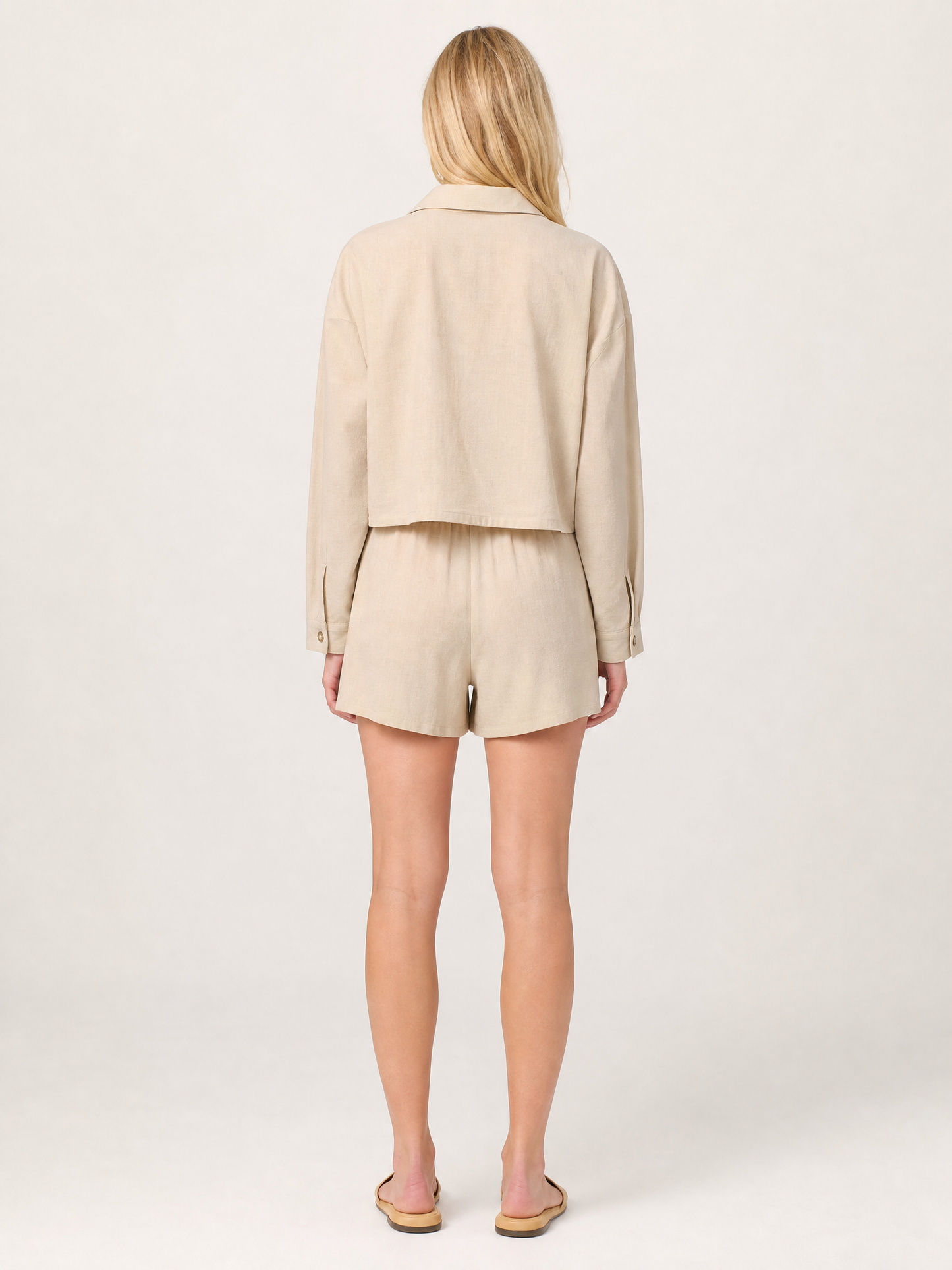 Tailored Wrap Blouse back view
