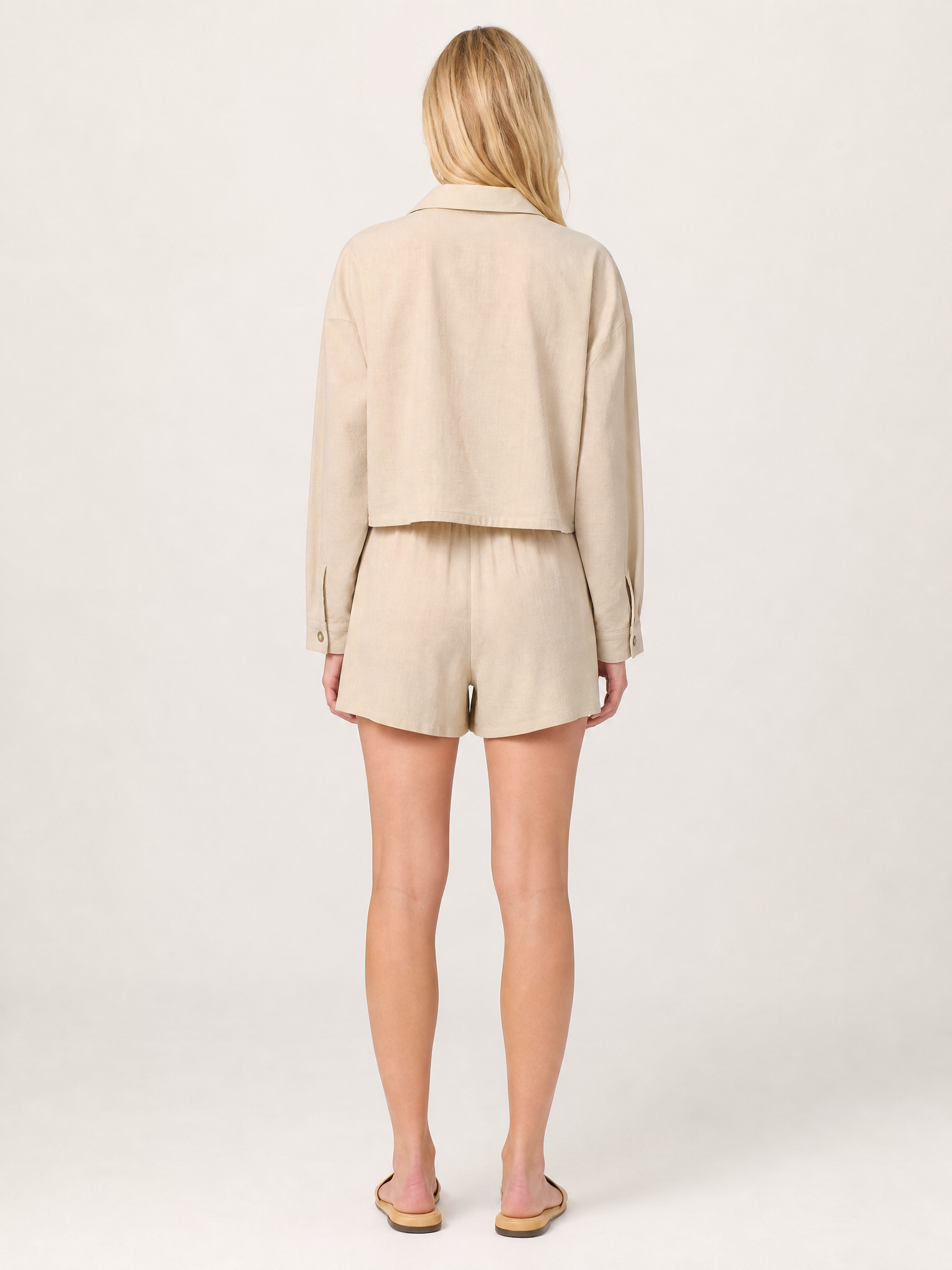Tailored Wrap Blouse back view