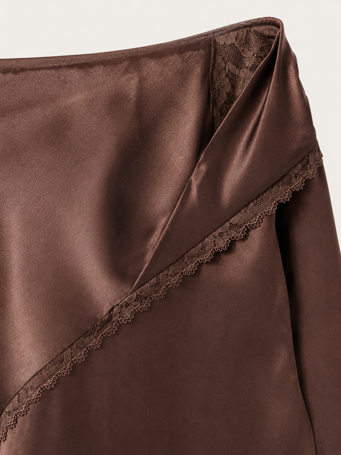 Satin Maxi Skirt detail